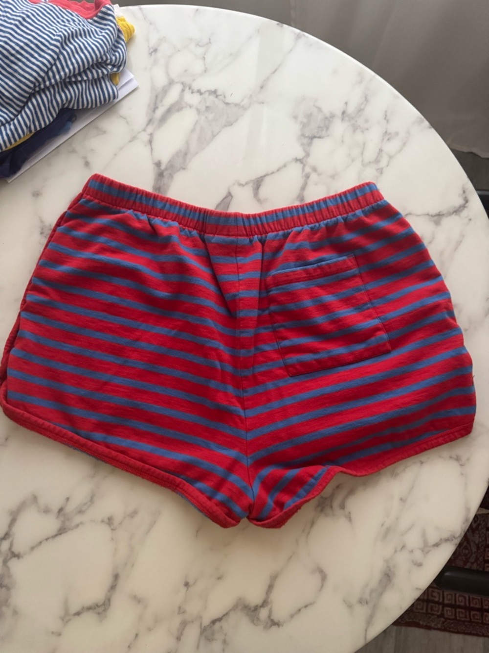 Clare V. Red and Blue Striped Knit Top - Picture 3 of 3